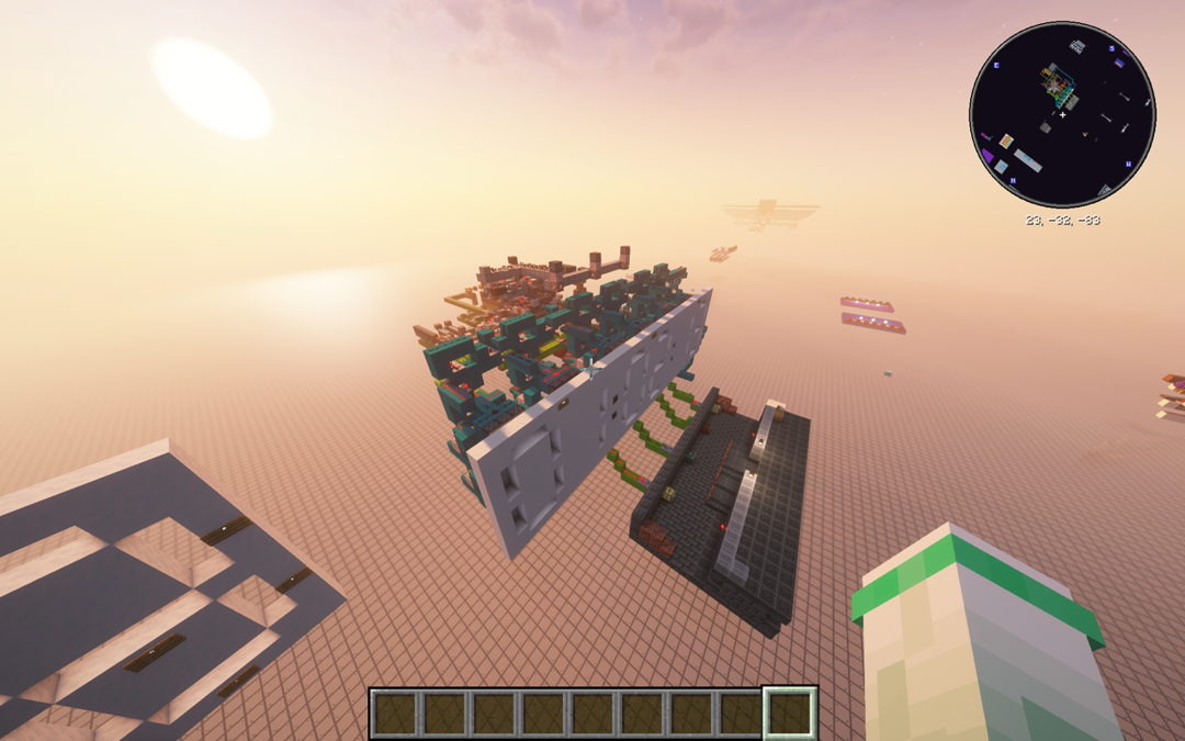 My auto redstone timer in Minecraft, which is count my playtime