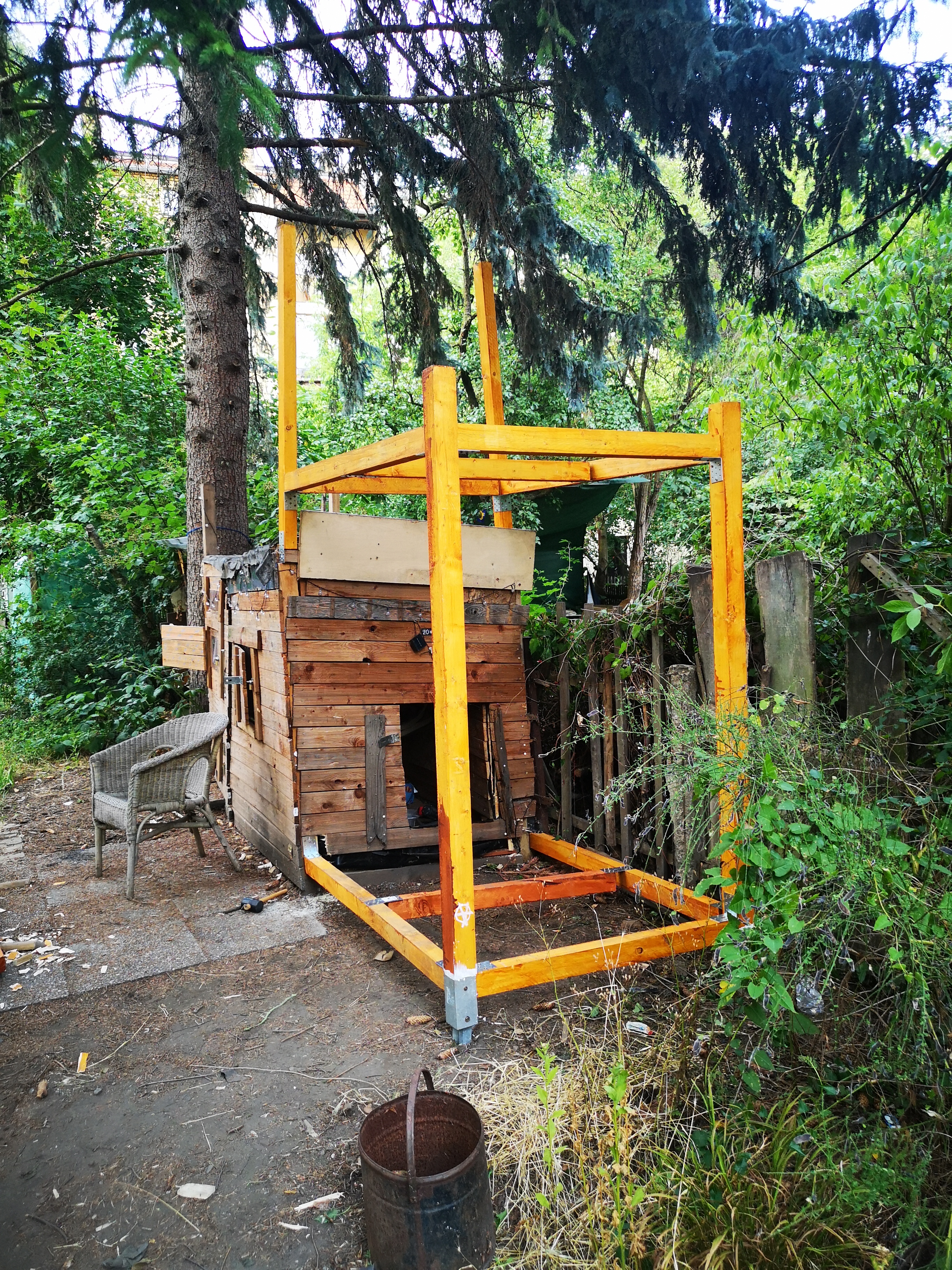 My Friend and I at our House