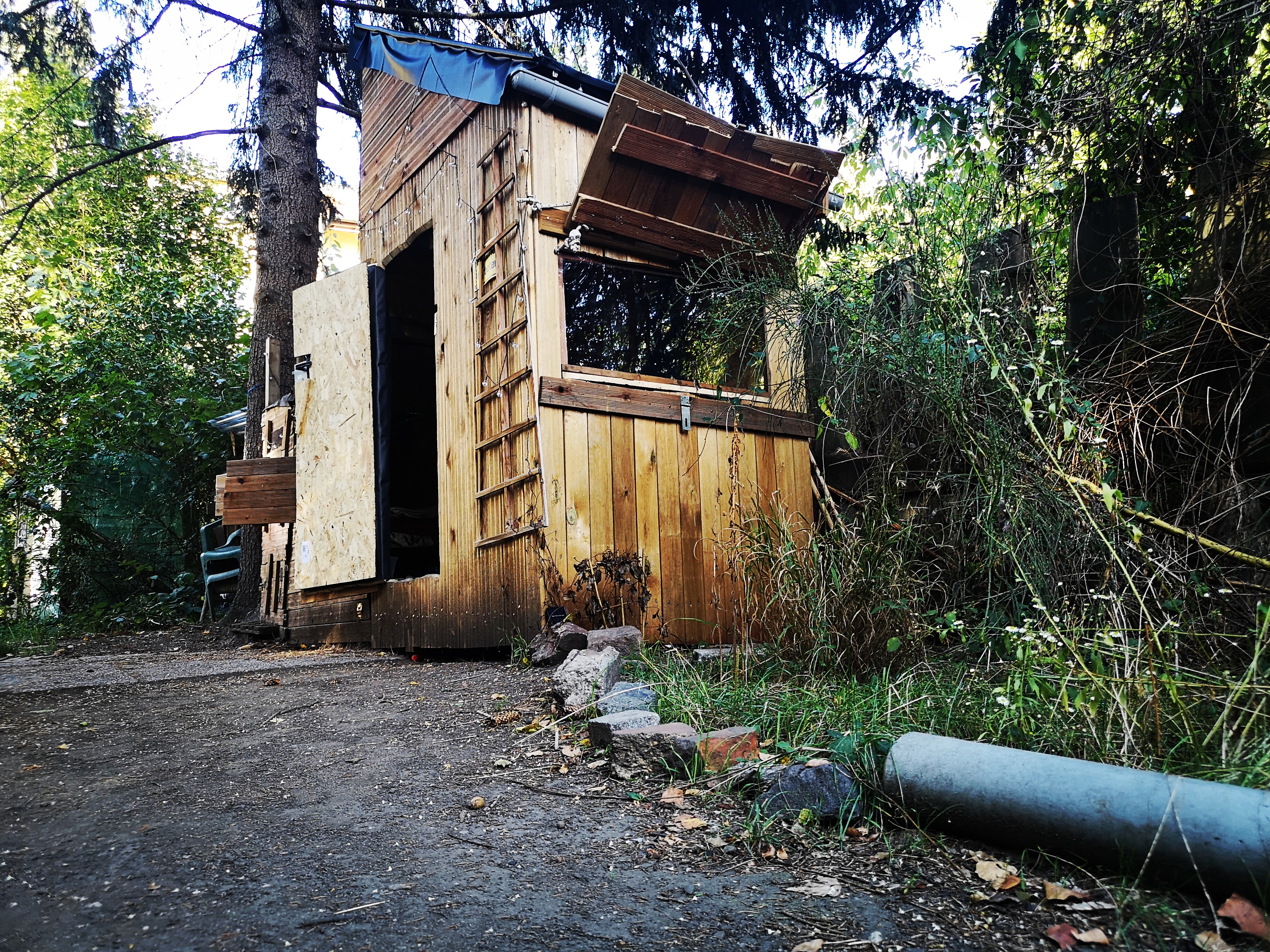 My Friend and I at our House