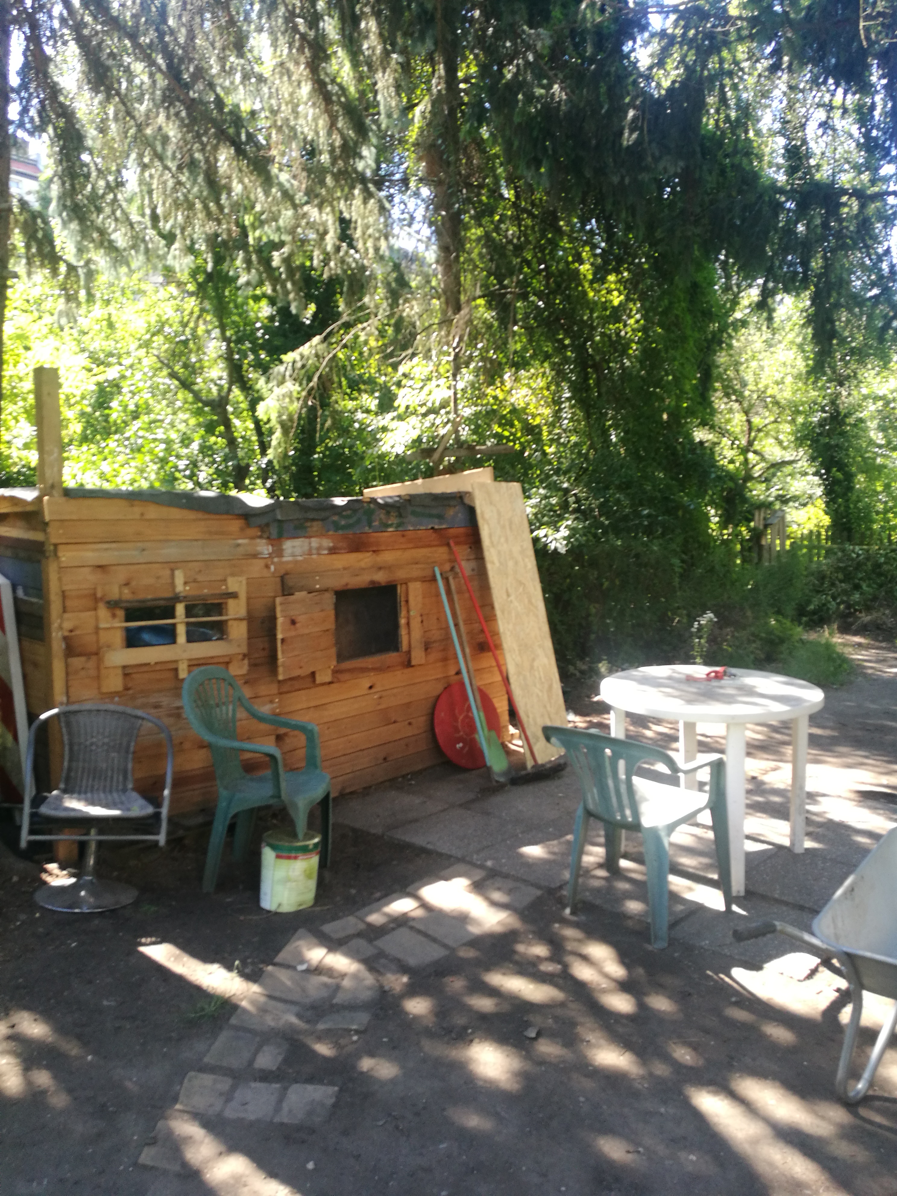 My Friend and I at our House