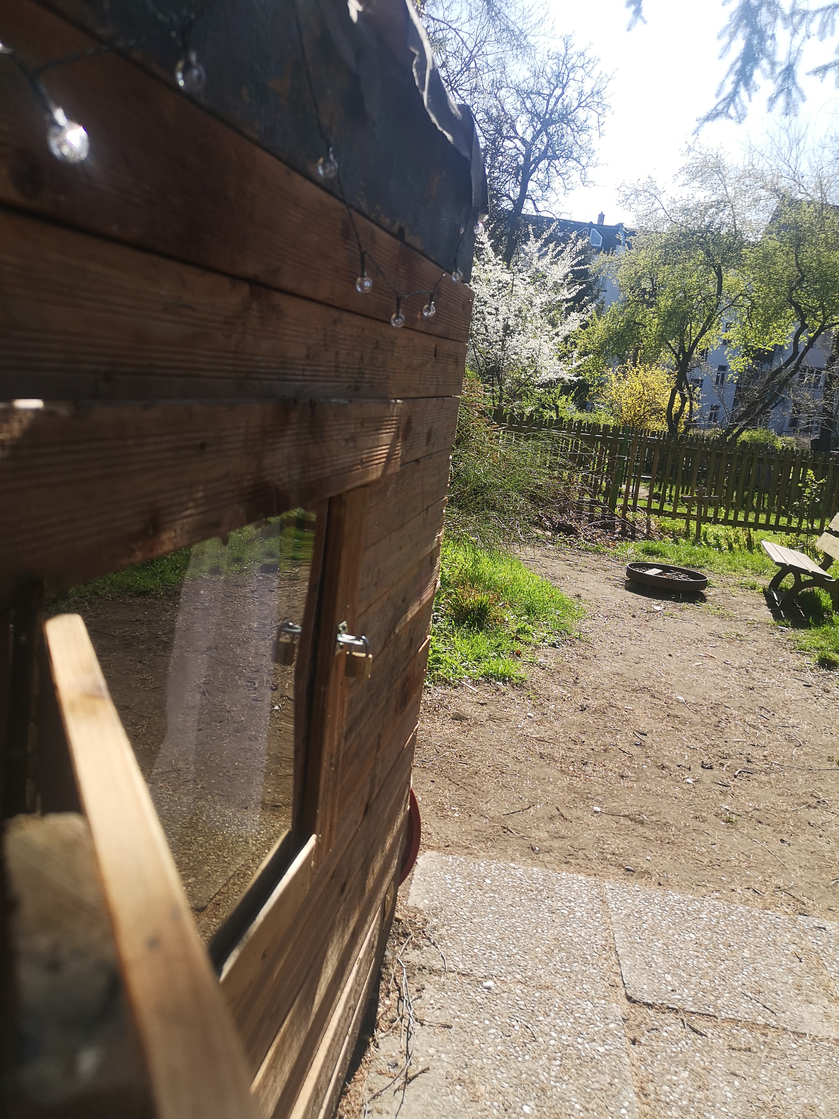 My Friend and I at our House